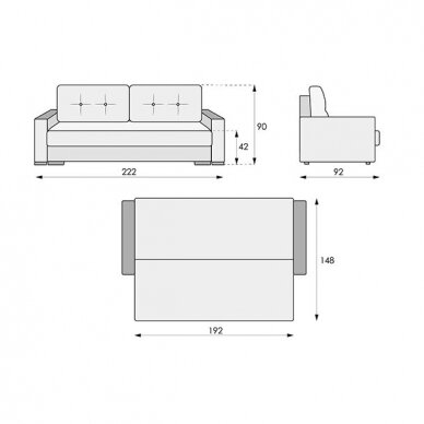 Sofa-lova ARIZONA 15